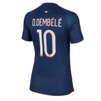Dres Paris Saint-Germain Ousmane Dembele #10 Domáci pre Ženy 2023-24 Krátky Rukáv